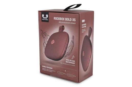 1RB5100 | Fresh 'n Rebel Rockbox Bold Xs splashproof TWS speaker 4W Hellrot