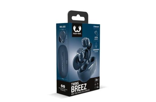 Enjoy Technology Fresh 'n Rebel Twins Breez True Wireless Earbuds Dunkelblau