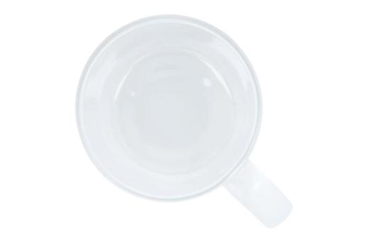 Mallorca Sublimations Becher aus gefrostetem Glas 335ml Ecru