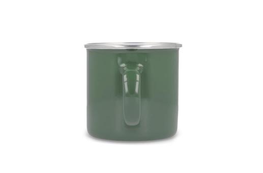 Emalie Becher 350ml Olivgrün