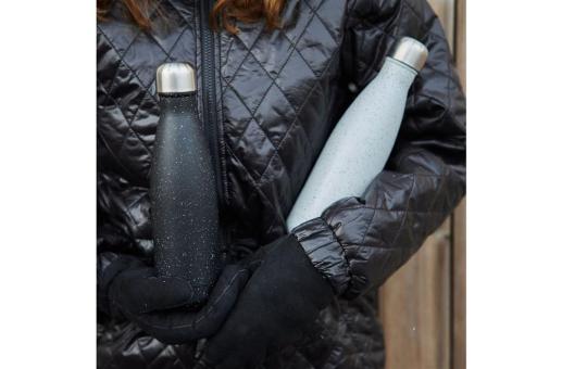 Sagaform Nils Steel Bottle Splash 500ml Black/white