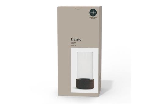 Sagaform Dante Laterne groß Dunkelbraun