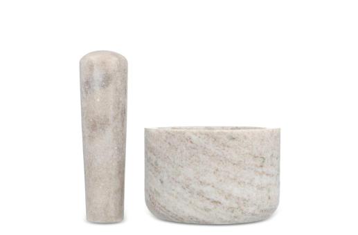 Sagaform Sten  Travertine Marble mortar Fawn