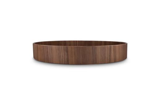 InSideOut Sagaform Hanna Rundes Tablett 35 cm Braun