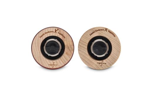 Sagaform Gurken Salt and Pepper Grinder Set small, 15cm Dark red