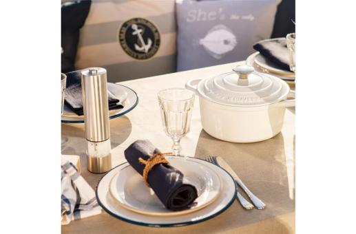 InSideOut Orrefors Jernverk Emaillierte Eisenpfanne 2.8L Creme