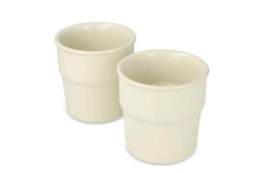 InSideOut Cup Fika Becher 2er Set 280ml Beige