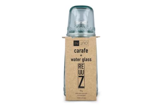 InSideOut Recycled Glass Drinkset ReuuZ 1L Transparent
