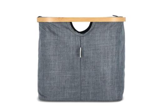 InSideOut faltbarer Korb mit Deckel Sogne 40,5 x 33 x 30cm rPET Dunkelgrau