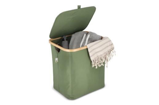 InSideOut folding basket with lid Sogne 40.5 x 33 x 42cm rPET Olive