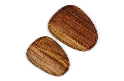 InSideOut 2er-Pack Holztabletts in Bioform Holz