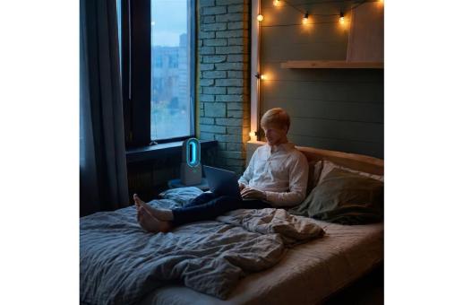 InSideOut Bladeless Soft Wind Fan Brislux with LED Light Fawn