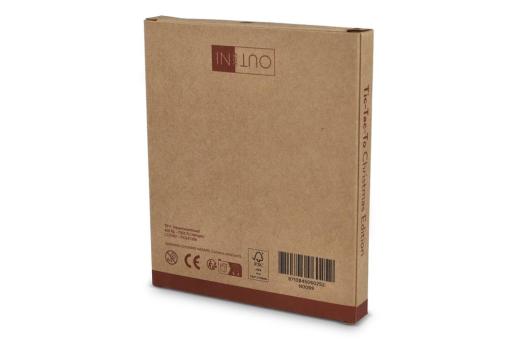 InSideOut Weihnachts-Tic-Tac-Toe aus Holz Bunt