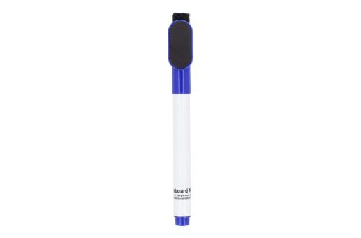 Whiteboard marker with magnet &amp; wiper Aztec blue
