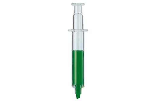 Spritzen-Textmarker Transparent grün