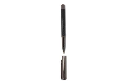 Metal ball pen and roller ball pen set in gift box Anthracite