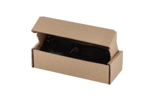 Individuell gestaltete Geschenkbox für Sonnenbrillen Braun