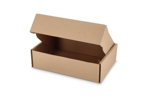 Individuell gestalteter Geschenkkarton 34.7 x 24.3 x 9.9 cm Braun