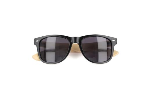 Justin RPC-Sonnenbrille mit Bambus UV400 Schwarz