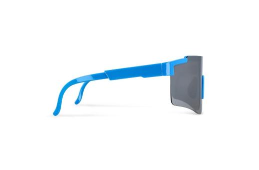 Tom R-PC sports sunglasses with mirror lens UV400 Light blue
