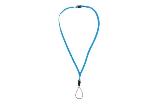 3 Colour pen with grip and keycord Blue/white