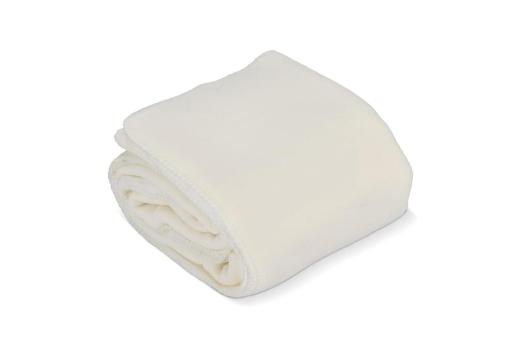 Sherpa fleece blanket OEKO-TEX®  sublimation 130 x 170 cm 510 g/m² White