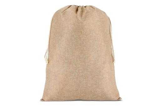 Geschenksack im Jute-Stil  50 x 70 cm Natur