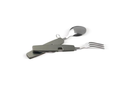 Foldable cutlery in multi-tool 