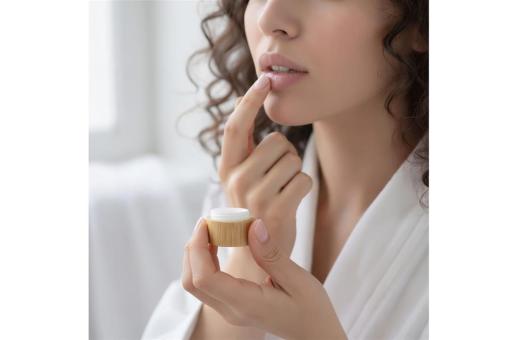 Lipbalm rund Bambus Natur