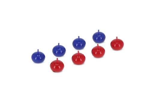 Tisch-Curling-Spiel Schwarz