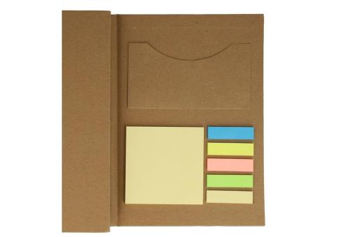 Recycled paper tri-fold stationary set Nature