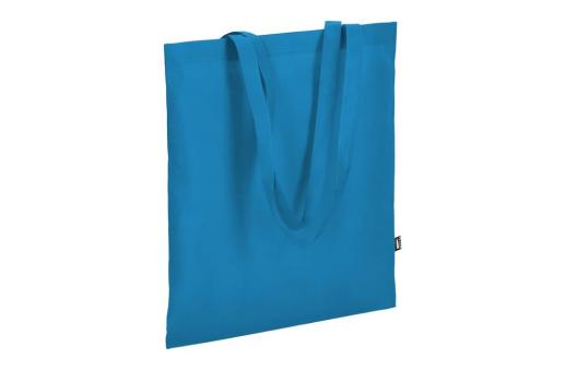 R-PET Carry bag non-woven long handles 38 x 42cm 75g/m² Aztec blue