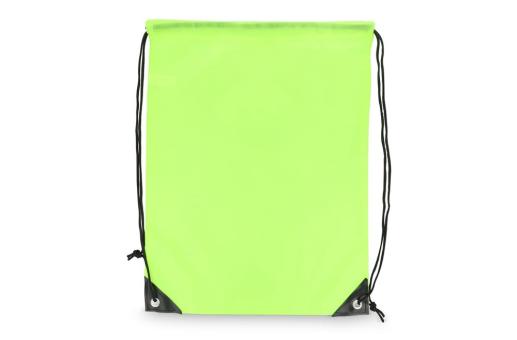 Drawstring bag premium Light green