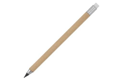 Nachhaltiger Papierstift mit Radiergummi 