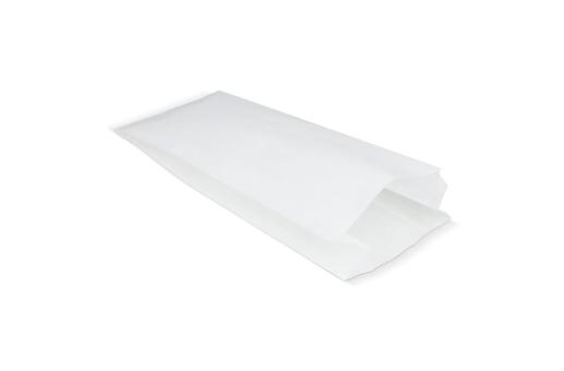 Papiertüte 50g/m² 14 x 6 x 27cm Weiß