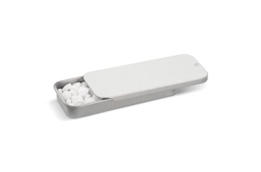 Mini sliding tin peppermint box 