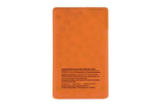 Mint dispenser, orange Orange,grey