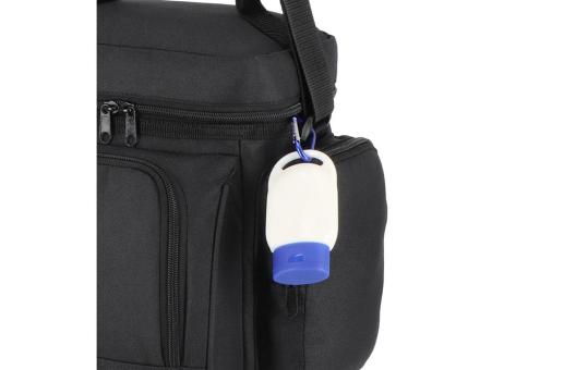 Sunscreen Lotion with carabiner SPF30 recycled material Aztec blue