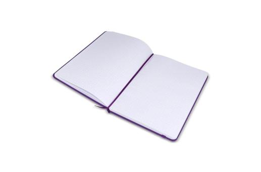 Notebook A5 PU with grid dot pages Purple