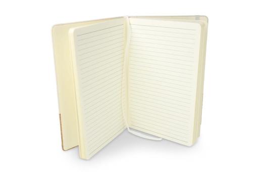 Notizbuch Baumwolle &amp; Kork A5 Natur