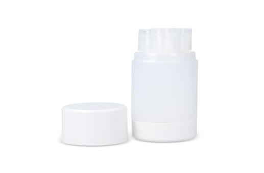 Trio travel toiletry bottles White