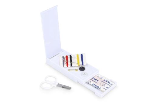 Travel sewing and plaster set in PP case White