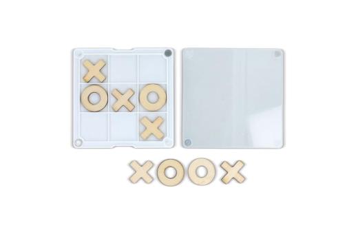 Tic-Tac-Toe coaster White