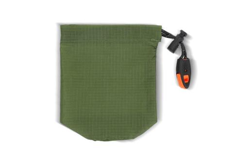 Outdoor Survival 2-in-1 Thermal Poncho Green