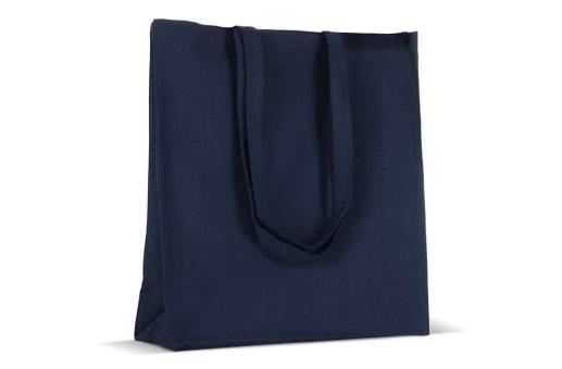 Umhängetasche Baumwoll-Canvas OEKO-TEX® 280g/m² 32x13x40cm Dunkelblau