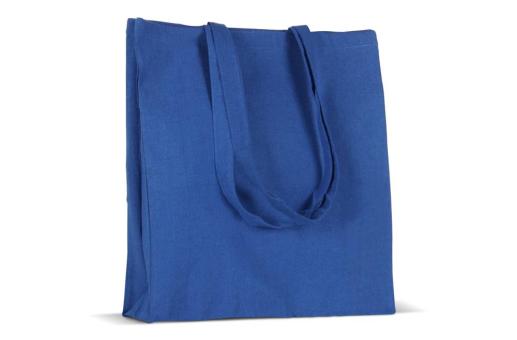 Tasche aus recycelter Baumwolle 140g/m² 38x10x42cm Blau