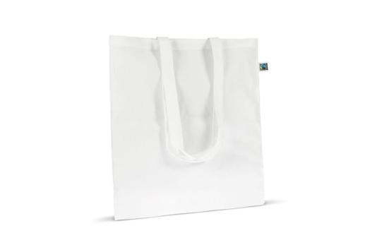 Tasche Fairtrade lang 140g 38x42 Weiß