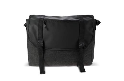 Laptop-Messenger-Tasche Liam RPET 12L Schwarz