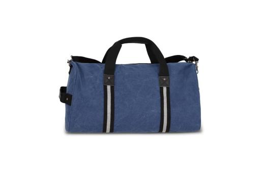 Seesack aus recyceltem Baumwoll-Canvas Harper Dunkelblau