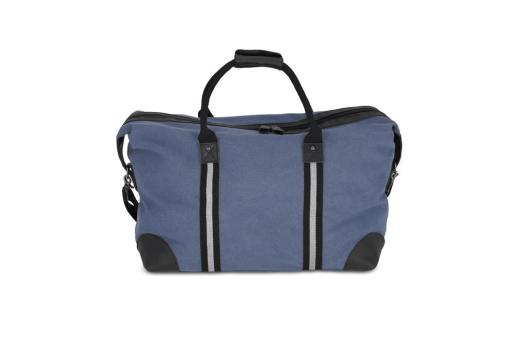 Weekender-Tasche aus recyceltem Baumwoll-Canvas Harper Dunkelblau